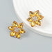 Wholesale Boho Star Color Rhinestone Alloy Earrings JDC-ES-JL942 Earrings 氿乐 Wholesale Jewelry JoyasDeChina Joyas De China