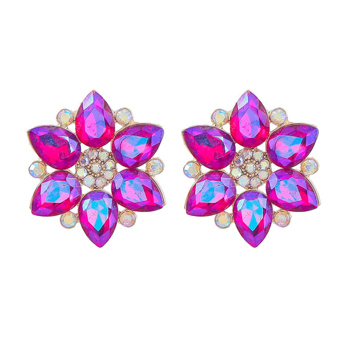Wholesale Boho Star Color Rhinestone Alloy Earrings JDC-ES-JL942 Earrings 氿乐 Wholesale Jewelry JoyasDeChina Joyas De China