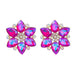 Wholesale Boho Star Color Rhinestone Alloy Earrings JDC-ES-JL942 Earrings 氿乐 purple Wholesale Jewelry JoyasDeChina Joyas De China