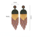 Wholesale Boho Tassel Microfiber Rice Bead Earrings JDC-ES-GSJM075 Earrings 杰米 Wholesale Jewelry JoyasDeChina Joyas De China