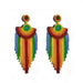 Wholesale Boho Tassel Microfiber Rice Bead Earrings JDC-ES-GSJM075 Earrings 杰米 color E68797 Wholesale Jewelry JoyasDeChina Joyas De China