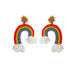 Wholesale Boho Tassel Microfiber Rice Bead Earrings JDC-ES-GSJM075 Earrings 杰米 rainbow E68848 Wholesale Jewelry JoyasDeChina Joyas De China