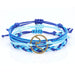 Wholesale Boho Wax Thread Braided Wave Bracelet JDC-BT-Yiye007 Bracelet 益烨 9-32/35-13/18-6 Wholesale Jewelry JoyasDeChina Joyas De China