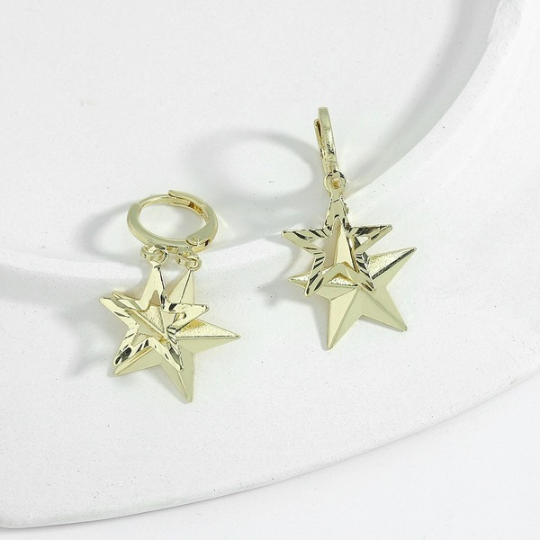 Wholesale bow five pointed star Earrings JDC-ES-V138 Earrings JoyasDeChina Wholesale Jewelry JoyasDeChina Joyas De China