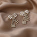 Wholesale bow pearl earrings JDC-ES-W333 Earrings JoyasDeChina Main drawing payment Wholesale Jewelry JoyasDeChina Joyas De China