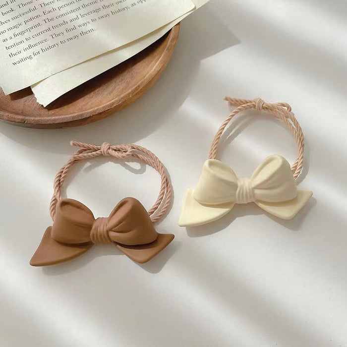 Wholesale Bow Resin Plastic Hair Scrunchies JDC-HS-QiuC003 Hair Scrunchies 秋澈 Wholesale Jewelry JoyasDeChina Joyas De China