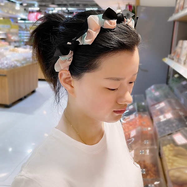 Wholesale bow tie dyeing fine version of Headband JDC-HD-O218 Headband JoyasDeChina Wholesale Jewelry JoyasDeChina Joyas De China