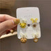 Wholesale Bowknot Tiger Alloy Earrings JDC-ES-XuF086 Earrings 旭帆 Wholesale Jewelry JoyasDeChina Joyas De China