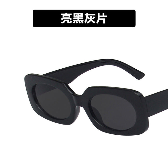 Wholesale box candy color resin Sunglasses JDC-SG-KD092 SunGlasses çæ¶Ü black grey as figure Wholesale Jewelry JoyasDeChina Joyas De China