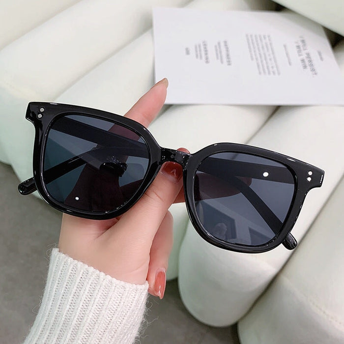 Wholesale box large face thin Sunglasses JDC-SG-XinS005 Sunglasses 星尚 grey Wholesale Jewelry JoyasDeChina Joyas De China