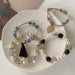 Bulk Jewelry Wholesale Bracelet Black acrylic beads Alloy JDC-BT-b349 Wholesale factory from China YIWU China
