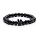 Bulk Jewelry Wholesale Bracelet Black frosted stone  geometry JDC-BT-KJ002 Wholesale factory from China YIWU China