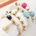 Bulk Jewelry Wholesale bracelet color alloy turquoise tassel beads JDC-BT-e0118 Wholesale factory from China YIWU China