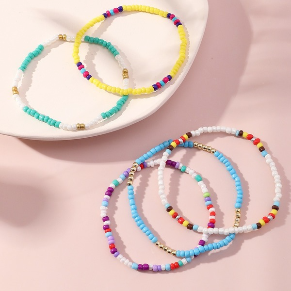 Bulk Jewelry Wholesale Bracelet Colorful rice beads JDC-BT-e113 Wholesale factory from China YIWU China