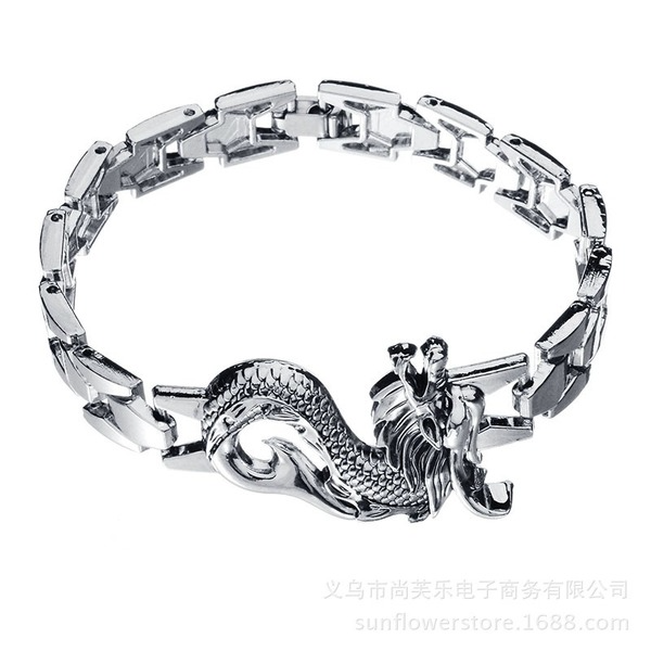 Wholesale bracelet for men dragon shaped alloy men's bracelet JDC-MBT-GSSFL003 Men's jewelry JoyasDeChina Wholesale Jewelry JoyasDeChina Joyas De China