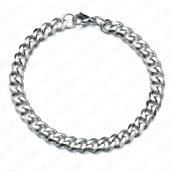 Wholesale bracelet for men stainless steel Cuban men's bracelet JDC-MBT-GSSFL004 Men's jewelry JoyasDeChina Wholesale Jewelry JoyasDeChina Joyas De China