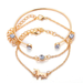 Bulk Jewelry Wholesale Bracelet gold Alloy Diamond-studded unicorn JDC-BT-xy231 Wholesale factory from China YIWU China
