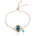Bulk Jewelry Wholesale bracelet gold alloy eyes JDC-BT-e053 Wholesale factory from China YIWU China