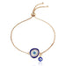 Bulk Jewelry Wholesale bracelet gold alloy eyes JDC-BT-e053 Wholesale factory from China YIWU China