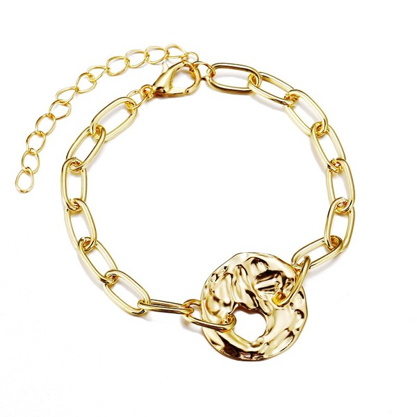 Bulk Jewelry Wholesale Bracelet gold Alloy Geometric hollow gold alloy JDC-BT-xy219 Wholesale factory from China YIWU China