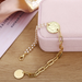Bulk Jewelry Wholesale Bracelet gold Alloy Little pearl portrait  JDC-BT-xy2 Wholesale factory from China YIWU China