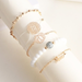 Bulk Jewelry Wholesale bracelet gold alloy lotus rice beads JDC-BT-e035 Wholesale factory from China YIWU China