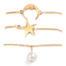 Bulk Jewelry Wholesale Bracelet gold Alloy Star shape JDC-BT-xy206 Wholesale factory from China YIWU China