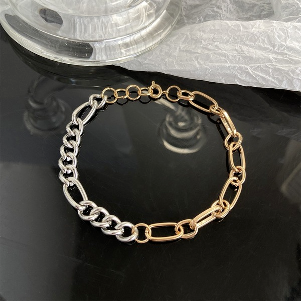 Bulk Jewelry Wholesale Bracelet Gold and silver color matching lock JDC-BT-xy222 Wholesale factory from China YIWU China