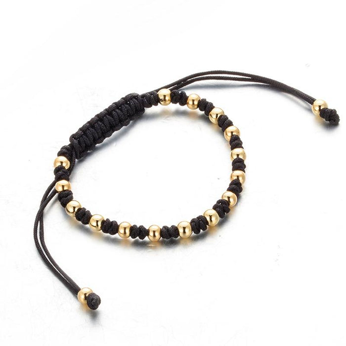 Bulk Jewelry Wholesale Bracelet gold  Copper beads JDC-BT-KJ025 Wholesale factory from China YIWU China