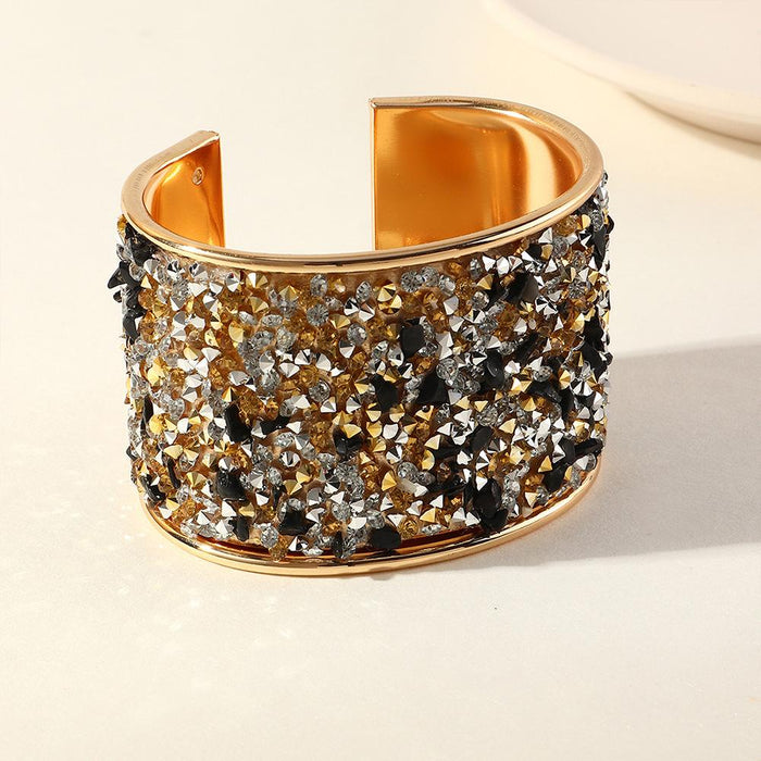 Bulk Jewelry Wholesale Bracelet gold Fancy colored diamond gravel Alloy JDC-BT-e126 Wholesale factory from China YIWU China