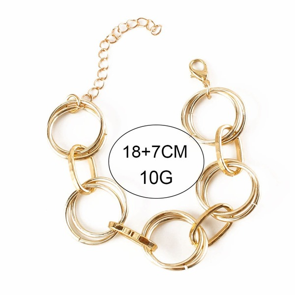 Wholesale Bracelet gold geometry alloy JDC-BT-TC166 Bracelet JoyasDeChina Wholesale Jewelry JoyasDeChina Joyas De China