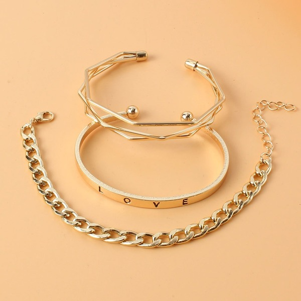 Wholesale Bracelet gold geometry alloy JDC-BT-TC169 Bracelet JoyasDeChina Wholesale Jewelry JoyasDeChina Joyas De China