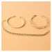 Wholesale Bracelet gold geometry alloy JDC-BT-TC169 Bracelet JoyasDeChina Golden Wholesale Jewelry JoyasDeChina Joyas De China