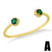 Wholesale Bracelet gold geometry copper JDC-BT-AS414 Bracelet JoyasDeChina A (green) Wholesale Jewelry JoyasDeChina Joyas De China