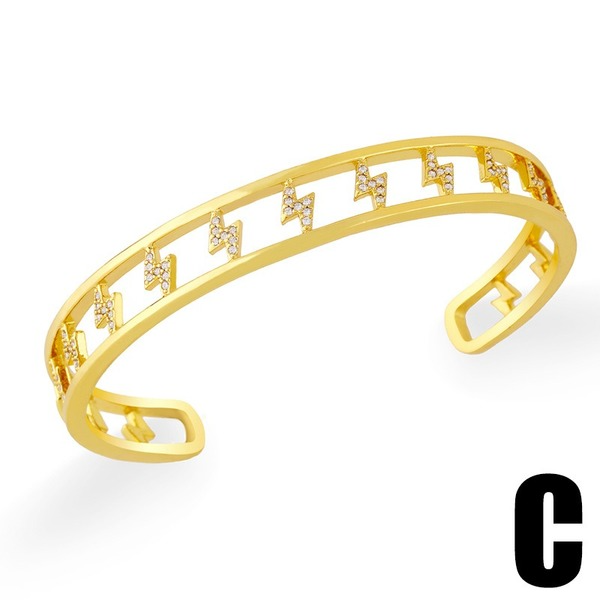 Wholesale Bracelet gold geometry copper JDC-BT-AS415 Bracelet JoyasDeChina Wholesale Jewelry JoyasDeChina Joyas De China