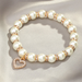 Bulk Jewelry Wholesale Bracelet gold Imitation pearl alloy spacer JDC-BT-e127 Wholesale factory from China YIWU China