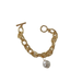 Bulk Jewelry Wholesale Bracelet gold Large pearl pendant Alloy JDC-BT-b347 Wholesale factory from China YIWU China
