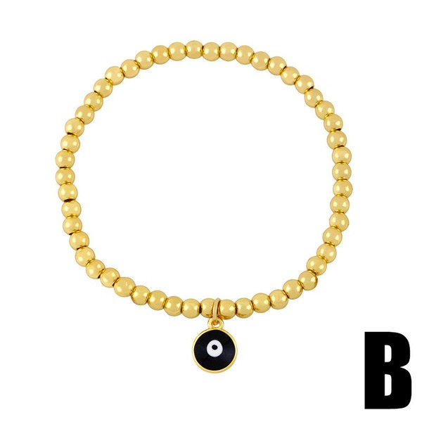 Wholesale Bracelet gold Small daisy round beads copper JDC-BT-AS409 Bracelet JoyasDeChina Wholesale Jewelry JoyasDeChina Joyas De China