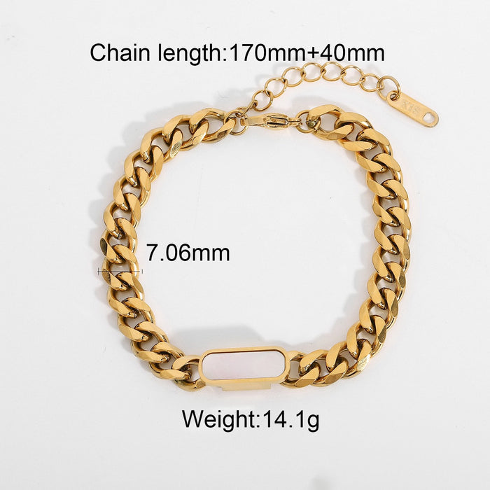 Bulk Jewelry Wholesale Bracelet gold Stainless steel geometry JDC-BT-JD029 Wholesale factory from China YIWU China