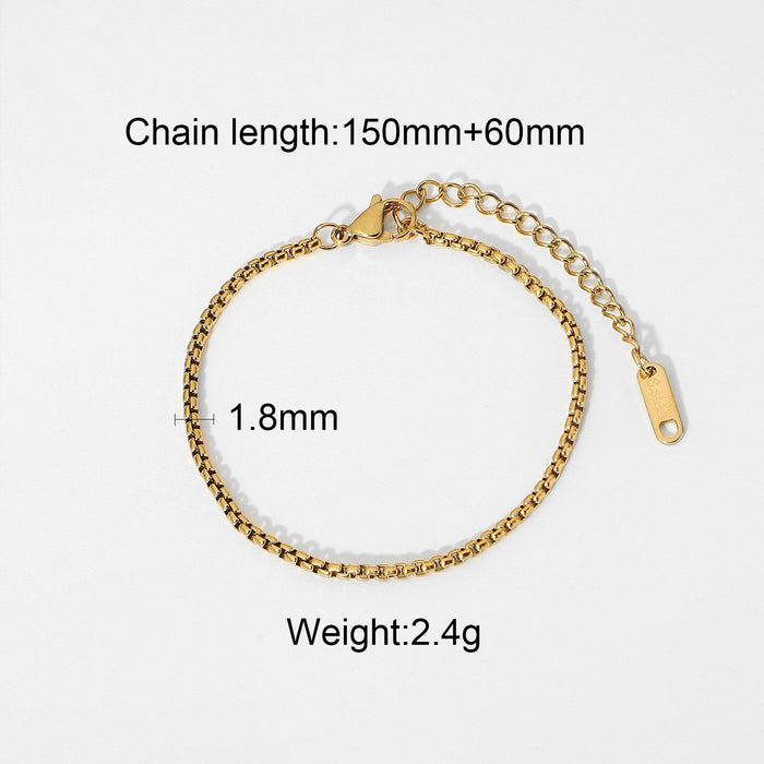 Bulk Jewelry Wholesale Bracelet gold Stainless steel geometry JDC-BT-JD064 Wholesale factory from China YIWU China