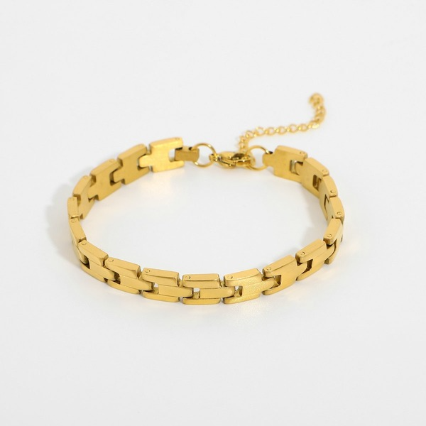 Bulk Jewelry Wholesale Bracelet gold Stainless steel geometry JDC-BT-JD065 Wholesale factory from China YIWU China