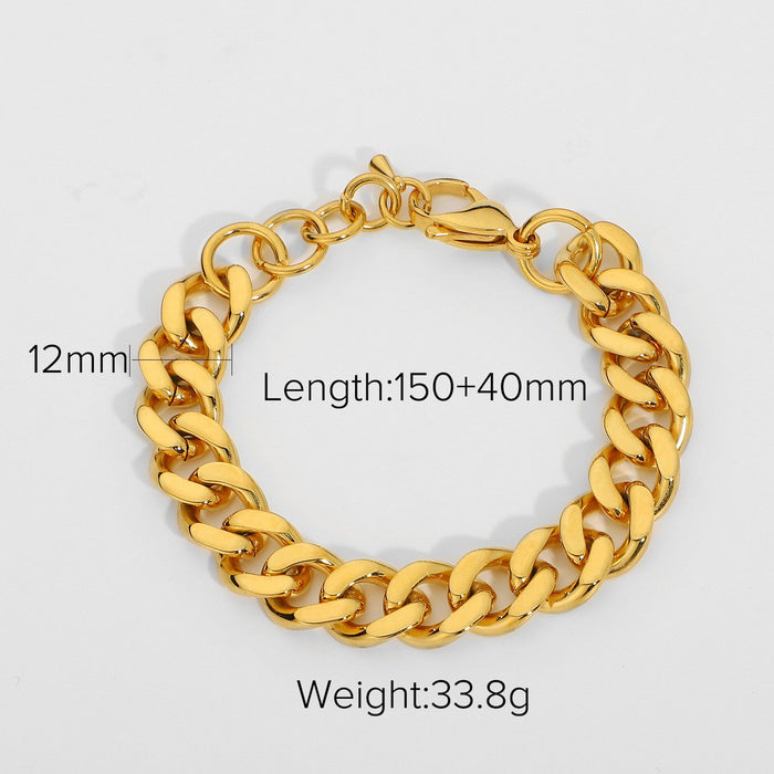 Bulk Jewelry Wholesale Bracelet gold Stainless steel Miami JDC-BT-JD030 Wholesale factory from China YIWU China