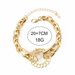 Wholesale Bracelet gold Thick chainy alloy JDC-BT-TC167 Bracelet JoyasDeChina Wholesale Jewelry JoyasDeChina Joyas De China