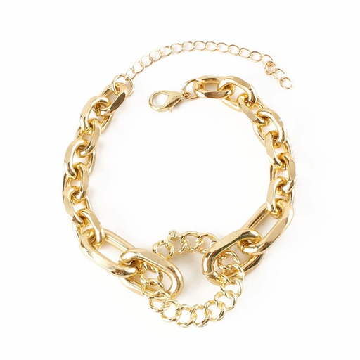 Wholesale Bracelet gold Thick chainy alloy JDC-BT-TC167 Bracelet JoyasDeChina Wholesale Jewelry JoyasDeChina Joyas De China