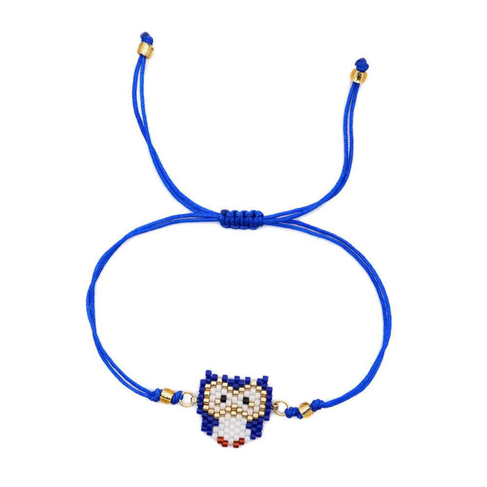 Bulk Jewelry Wholesale Bracelet Miyuki rice Blue owl JDC-gbh585 Wholesale factory from China YIWU China