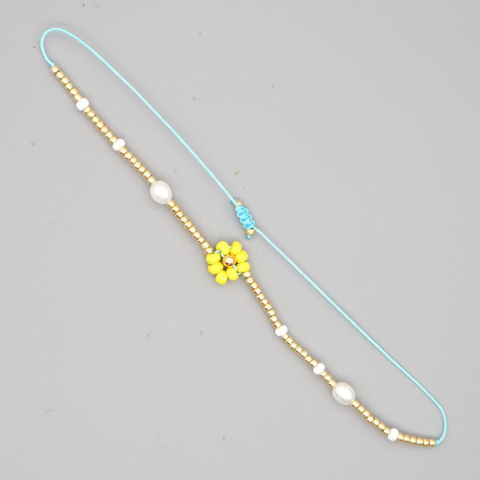 Bulk Jewelry Wholesale Bracelet Miyuki rice pearl Daisy Rainbow JDC-gbh462 Wholesale factory from China YIWU China