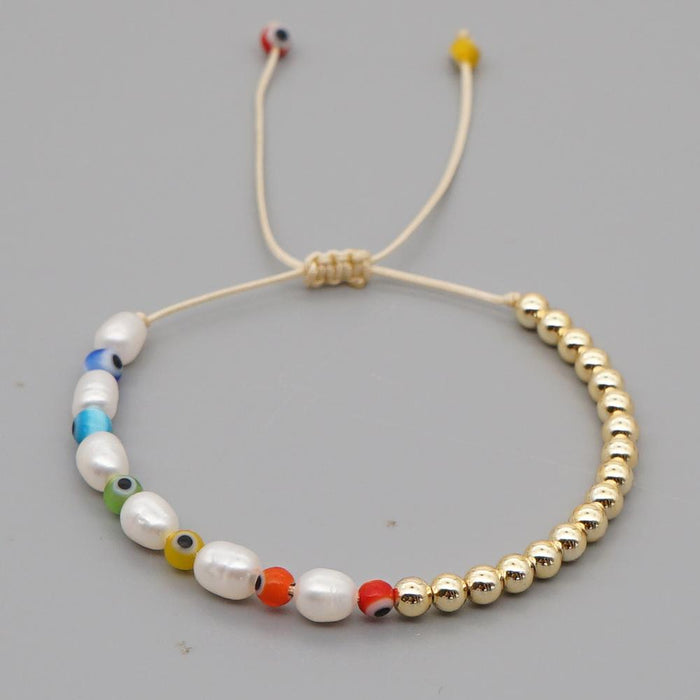 Bulk Jewelry Wholesale Bracelet Miyuki rice Rainbow geometry JDC-gbh564 Wholesale factory from China YIWU China