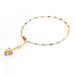 Bulk Jewelry Wholesale Bracelet Miyuki rice Rainbow Golden tassel JDC-gbh483 Wholesale factory from China YIWU China
