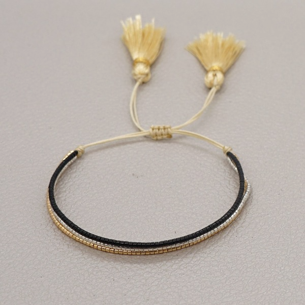 Wholesale Bracelet Miyuki riceblack geometry JDC-gbh607 Bracelet JoyasDeChina Wholesale Jewelry JoyasDeChina Joyas De China