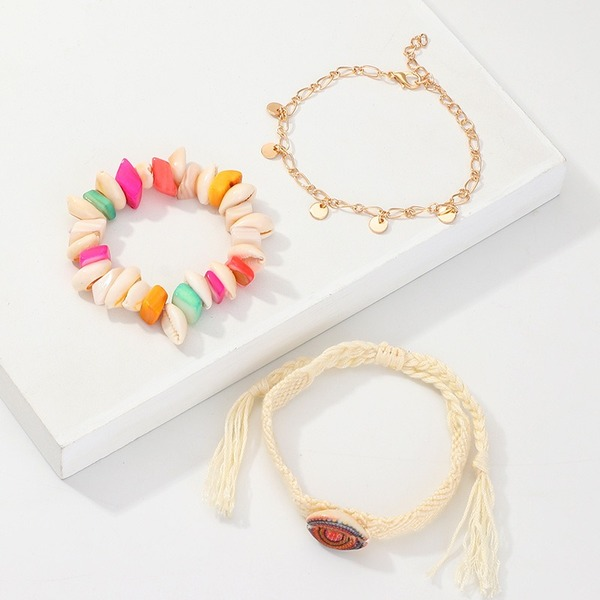 Bulk Jewelry Wholesale bracelet multicolor shell stones JDC-BT-e066 Wholesale factory from China YIWU China